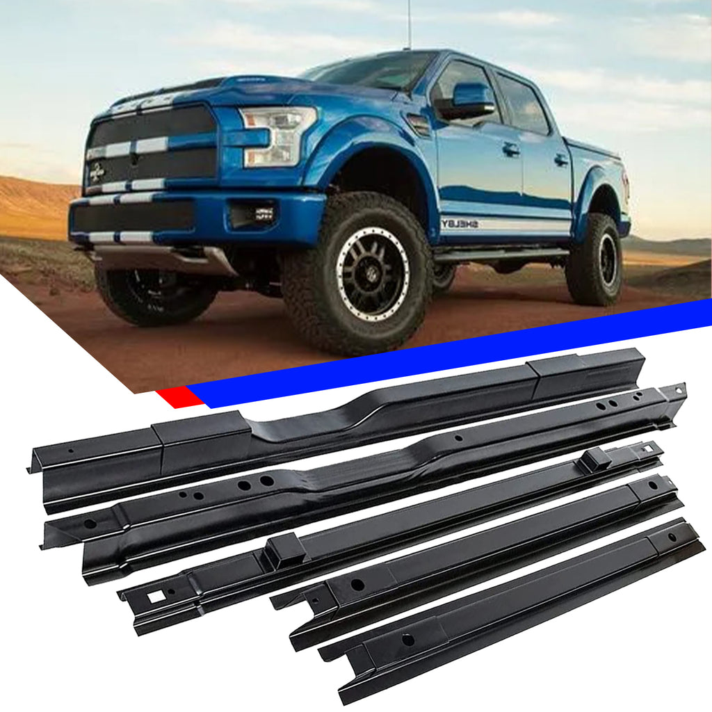 Acmex 5 Pcs Long Bed Crossmember Kit Compatible with 1999-2018 Ford Super Duty