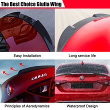 Load image into Gallery viewer, Acmex Trunk Rear Spoiler Compatible with 2015-2023 Alfa Romeo Giulia