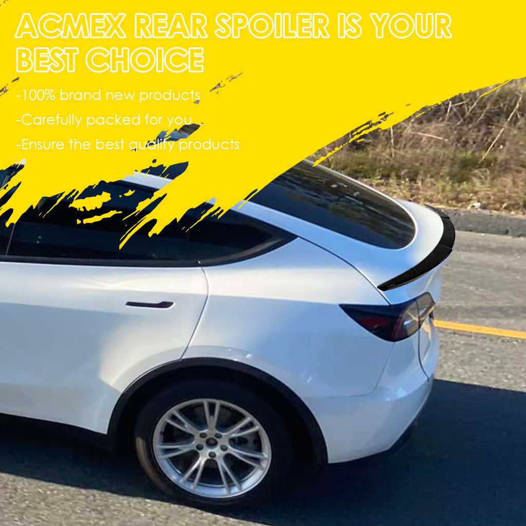 Acmex Rear Spoiler Compatible with 2020-2023 Tesla Model Y