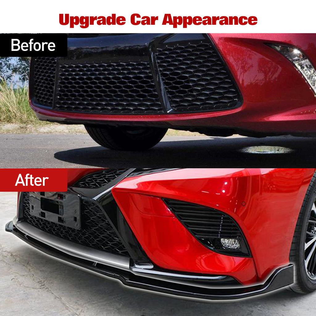 Acmex Front Bumper Lip Compatible with 21+ models of Camry