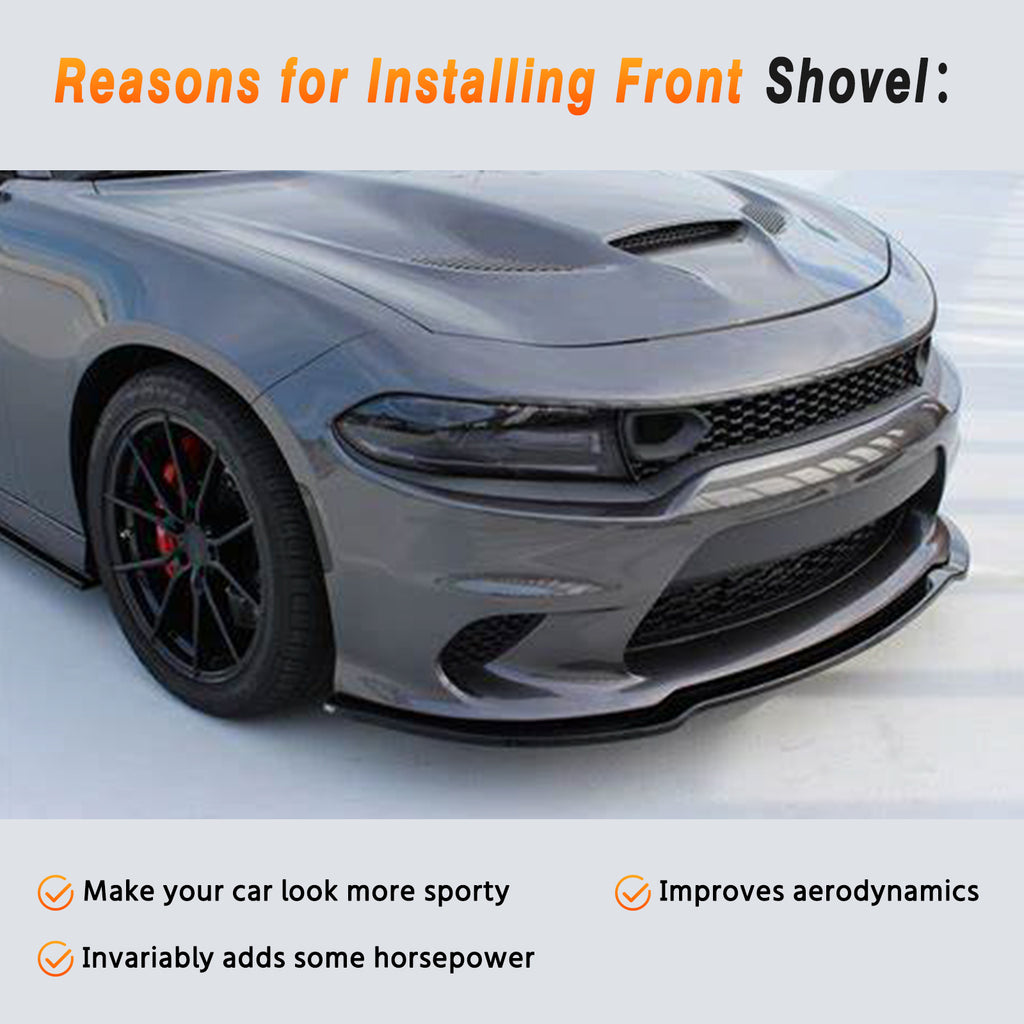 Acmex Front Bumper Lip Spoiler Compatible with 2015-2022 Charger