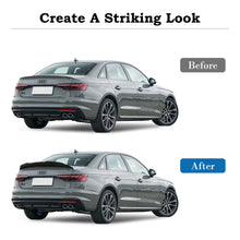 Load image into Gallery viewer, Acmex Rear Spoiler Compatible with 2016-23 Audi A4 S4 (B9) Sedan (H Style)