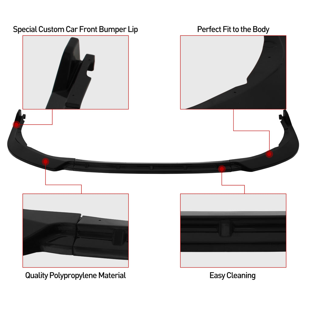 Acmex Front Bumper Lip Compatible with 21+ models of Camry
