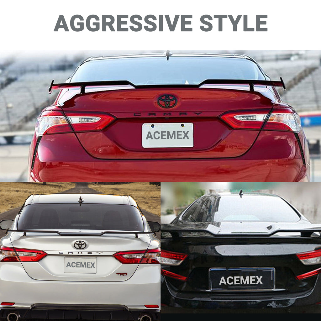 Acmex Rear Spoiler Wing for 2018-2022 8th Gen Camry 10th Accord Gen