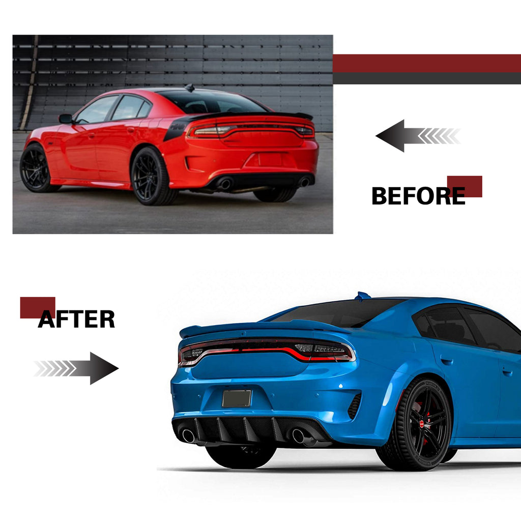 Acmex Rear Diffuser Compatible with Dodge Charger 2020-2023