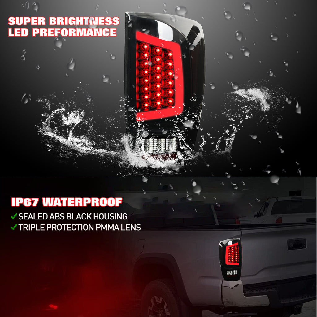 Acmex Tail Light Compatible with 2016-2022 Toyota Tacoma(2PCS)