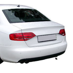 Rear Spoiler Compatible with 2009-2012 Audi A4 B8 V Style (Matte Black)