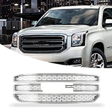 Load image into Gallery viewer, Acmex Front Grille Inserts for 2015-2020 GMC Yukon XL (SLE&amp;SLT) | Chrome