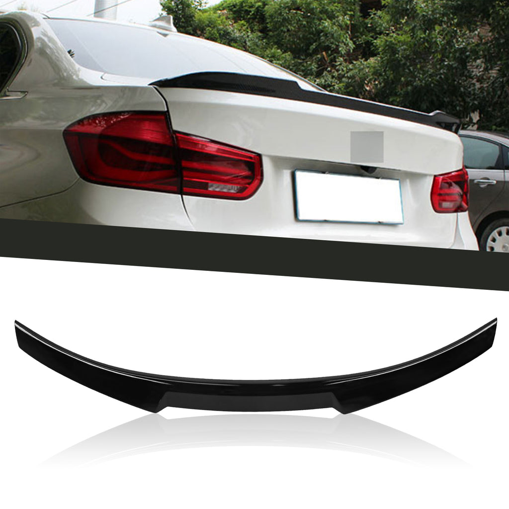 Acmex Rear Spoiler Wing Fits for 2008-2012 BMW E90 M3 Sedan（Glossy Black ）