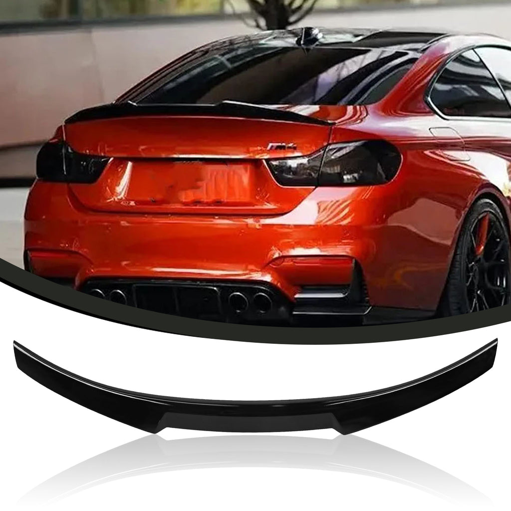 Acmex Rear Spoiler Wing Fits for 2007-2013 BMW E92  M3 Coupe（Glossy Black）