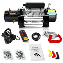 Load image into Gallery viewer, 10000lb. ATV/Utility Winch with Wire Rope/Synthetic Rope and Wireless Remote Control