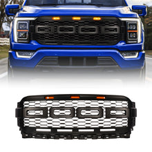 Load image into Gallery viewer, Front Grille For 2021-2022 Ford F150 W/ Lights &amp; Letters | Raptor Style