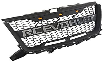 Front Grille for 2016-2019 Chevy Colorado w/ Letters & Lights | Black