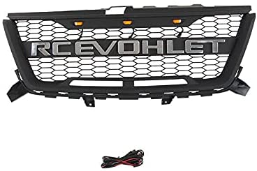 Front Grille for 2016-2019 Chevy Colorado w/ Letters & Lights | Black