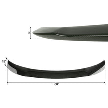 Load image into Gallery viewer, Rear Spoiler Wing for 2011-2021 Dodge Charger Carbon Fiber Style