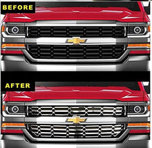 Load image into Gallery viewer, Chrome Front Grille Insert for 2016-2018 Chevy Silverado 1500 WT LS LT