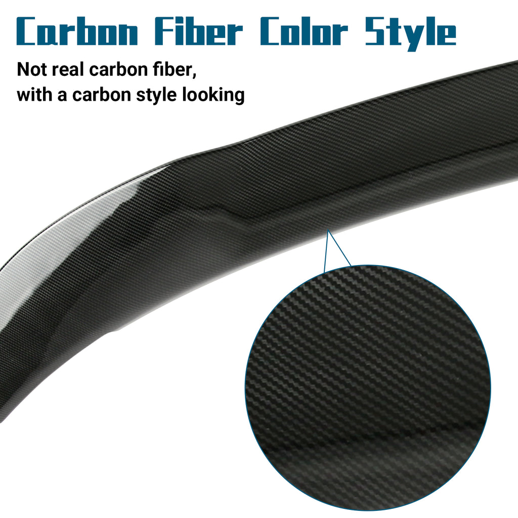 ACMEX Rear Spoiler Wing for 2011-2021 Dodge Charger Carbon Fiber Style