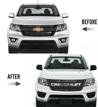 Load image into Gallery viewer, Front Grille for 2016-2019 Chevy Colorado w/ Letters &amp; Lights | Black