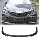 Acmex Front Bumper Lip for 2021+ Toyota Camry SE XSE Carbon Fiber Look