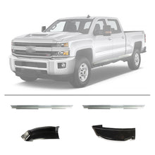 Load image into Gallery viewer, Chevy Silverado Crew Cab Rocker penals and Cab Corners for 2001-2007