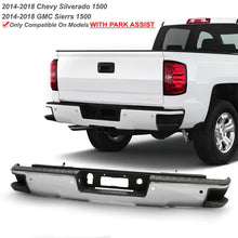 Load image into Gallery viewer, Chrome Rear Step Bumper For 2014-2018 Chevy Silverado &amp; GMC Sierra 1500