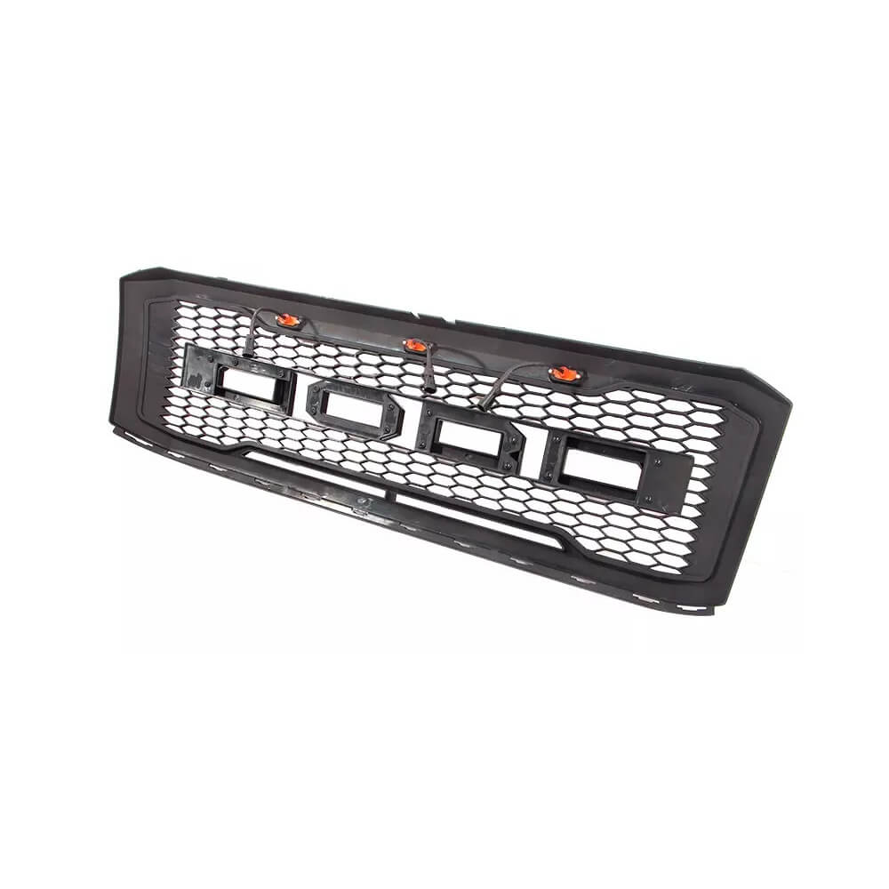 Front Grille for 2007-2014 Ford Expedition W/ Letters & Amber LED Lights
