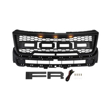 Load image into Gallery viewer, Front Grille For 2016-2017 Ford Explorer W/ Lights &amp; Letters | Matte Black