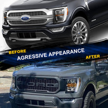 Load image into Gallery viewer, Front Grille Fits For 2021 2022 Ford F150 Raptor Style W/Lights &amp; Letters