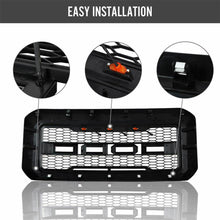 Load image into Gallery viewer, Raptor Style Grille For 2011- 2016 Ford F250 F350 w/ Lights &amp; Letters