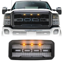 Load image into Gallery viewer, Raptor Style Grille For 2011- 2016 Ford F250 F350 w/ Lights &amp; Letters