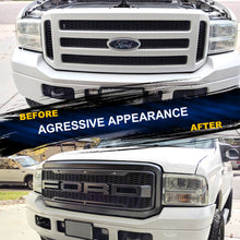 Load image into Gallery viewer, Raptor Style Grille For 1999-2004 Ford F250 F350 w/ Lights &amp; Letters
