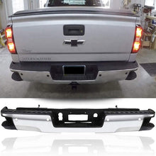 Load image into Gallery viewer, Chrome Rear Step Bumper For 2014-2018 Chevy Silverado &amp; GMC Sierra 1500