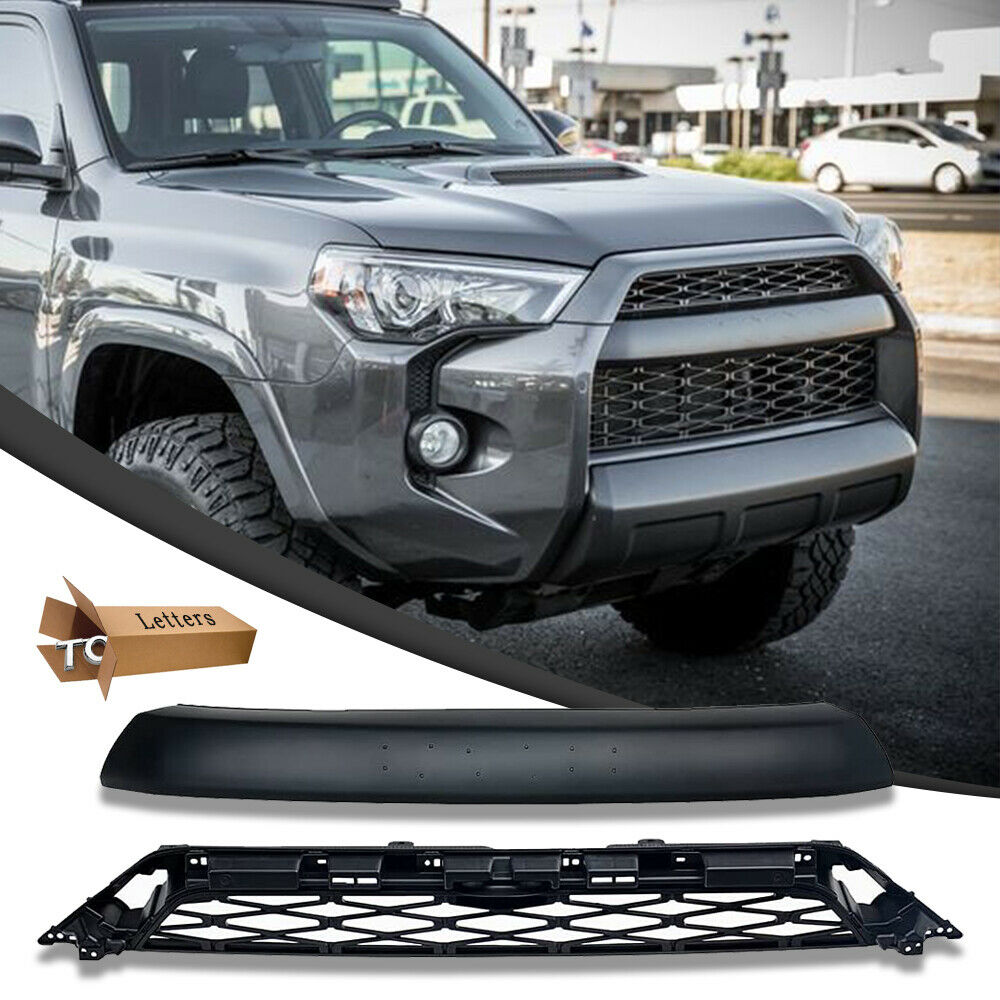 Acmex Replacement Grille Compatible with 2016-2019 4Runner Grill with Letters, Matte Black